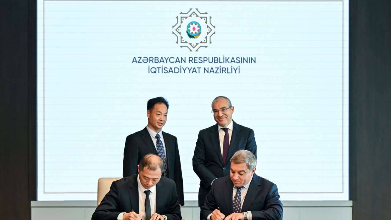 Azərbaycan və Çin şirkəti əməkdaşlıq üzrə Anlaşma Memorandumu imzaladı