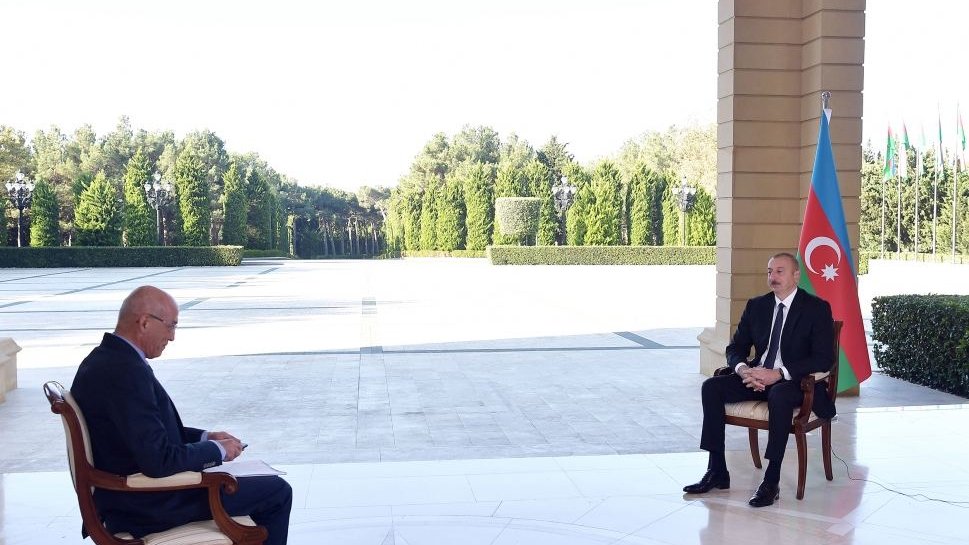 Zəfər xronikası. 15 oktyabr 2020-ci il: Prezident İlham Əliyev Türkiyənin NTV televiziyasına müsahibə verib (VİDEO)