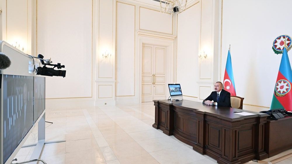 Zəfər xronikası. 15 oktyabr 2020-ci il: Prezident İlham Əliyev Rusiyanın Ria Novosti agentliyi üçün “Rossiya Seqodnya Beynəlxalq İnformasiya Agentliyi” media qrupunun baş direktoru Dmitri Kiselyova müsahibə verib (VİDEO)