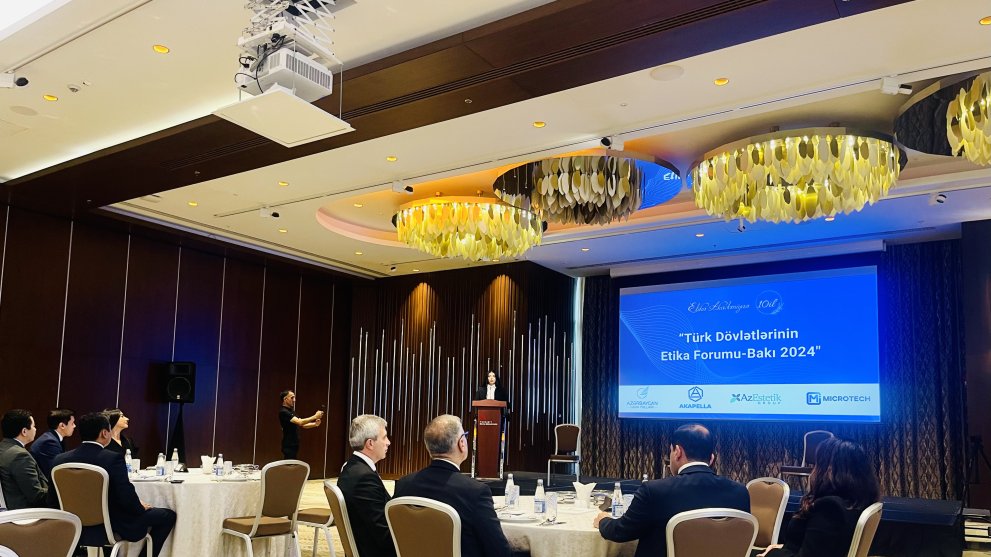 Bakıda “Türk dövlətlərinin Etika Forumu-Bakı 2024” adlı sosial-mədəni tədbir keçirilib