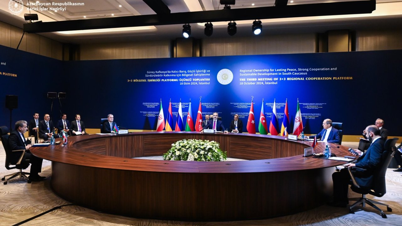 İstanbulda "3+3" platformasının iclasının yekunları üzrə Birgə Bəyanat qəbul edilib