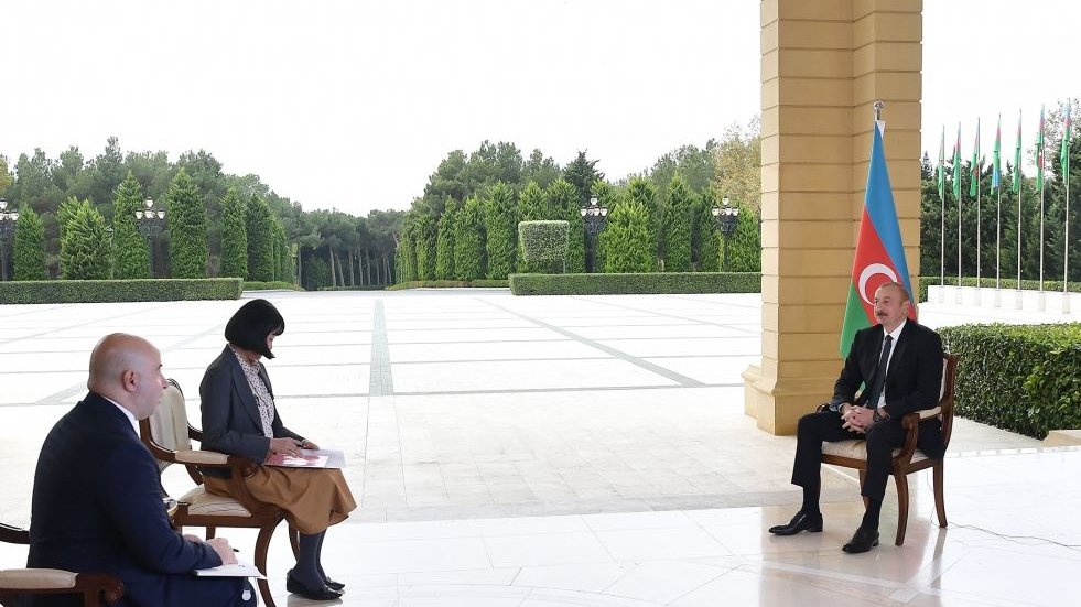 Zəfər xronikası. 21 oktyabr 2020-ci il: Prezident İlham Əliyev Yaponiyanın “Nikkei” qəzetinə müsahibə verib (FOTO/VİDEO)