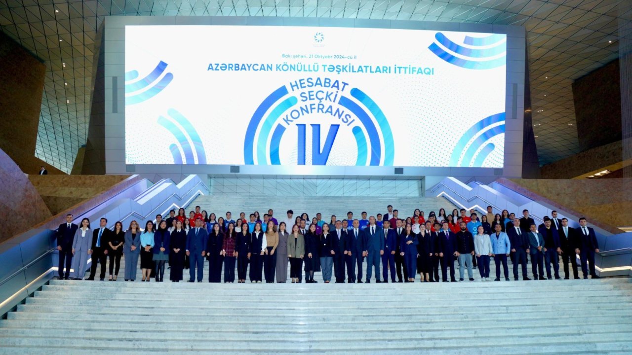 Azərbaycan Könüllü Təşkilatları İttifaqının IV Hesabat-Seçki konfransı keçirilib