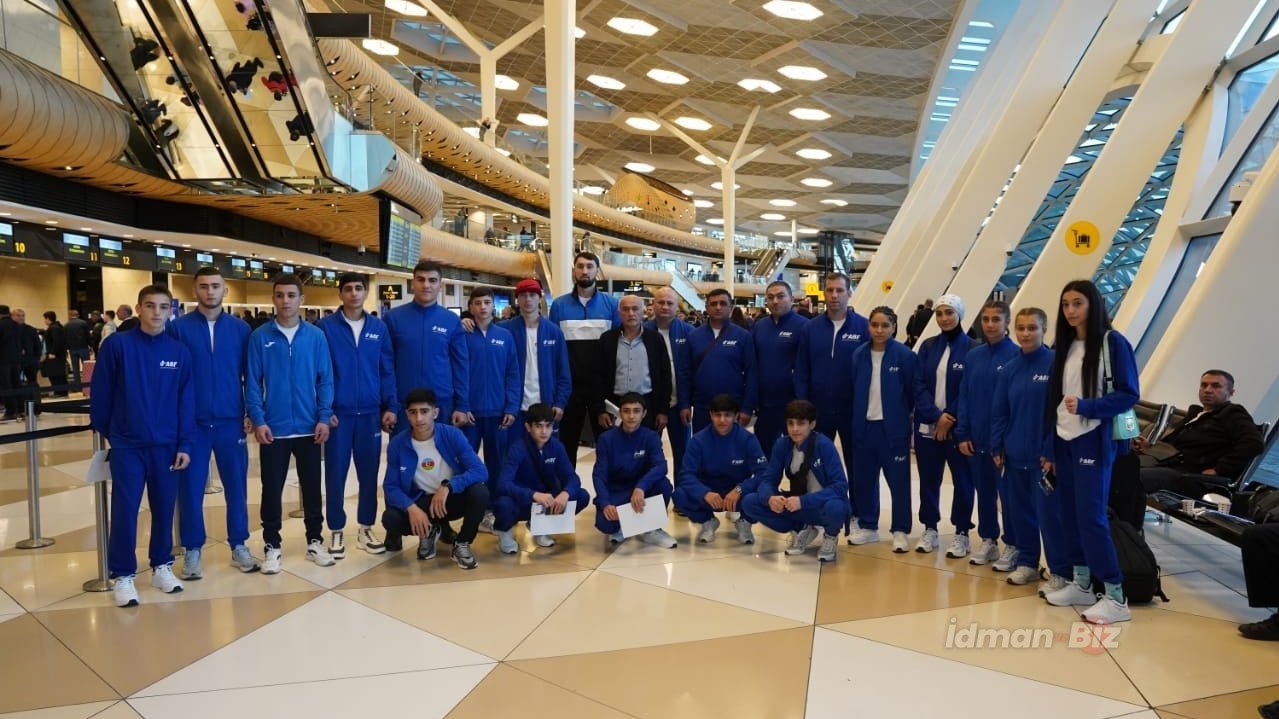 İDMAN: Azərbaycan yığması Gimnaziadaya yollanıb