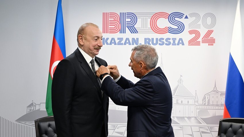 Azərbaycan Prezidenti Tatarıstanın “Dostluq” ordeni ilə təltif edilib