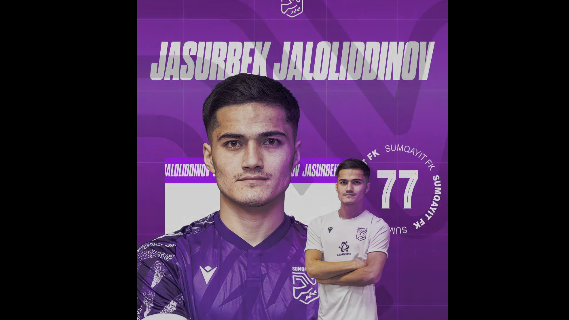 “Sumqayıt” özbək futbolçu ilə müqavilə imzalayıb