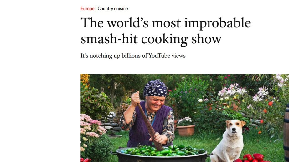 Məşhur qusarlı aşpaz: “Economist”in bizdən yazdığını oğlumdan öyrəndim