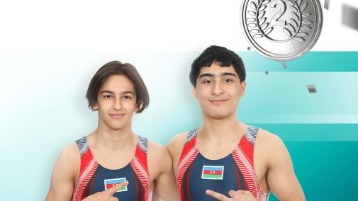 Azərbaycan gimnastları Almaniyadakı turnirdə fəxri kürsüyə qalxıblar