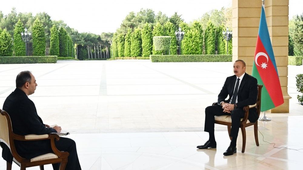 Zəfər xronikası. 28 oktyabr 2020-ci il: Prezident İlham Əliyev Rusiyanın İnterfaks agentliyinə müsahibə verib