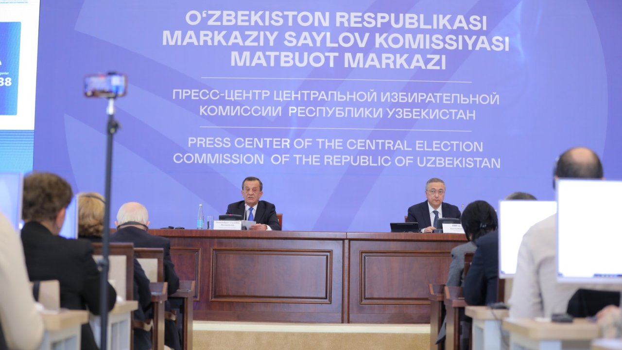 Özbəkistan MSK parlament seçkilərinin ilkin nəticələri barədə açıqlama verib