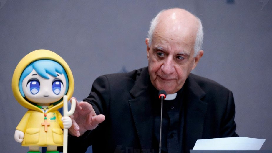 Vatikan animasiya üslubunda yaradılan talismanını təqdim edib