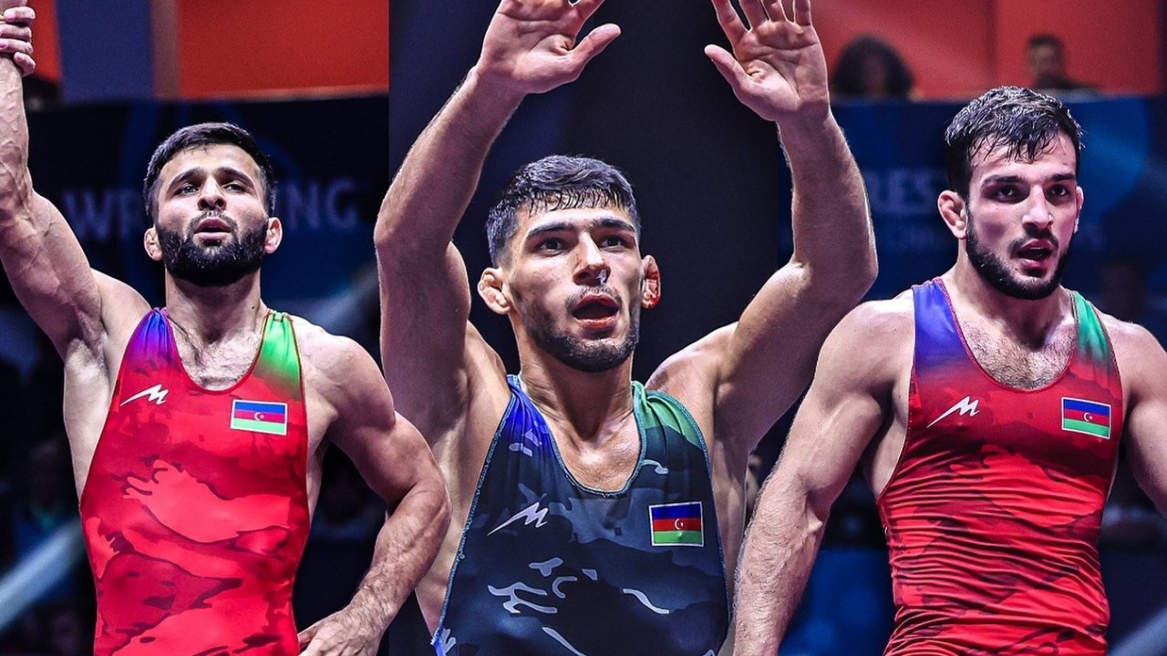 Azərbaycanın üç güləşçisi dünya çempionu olub