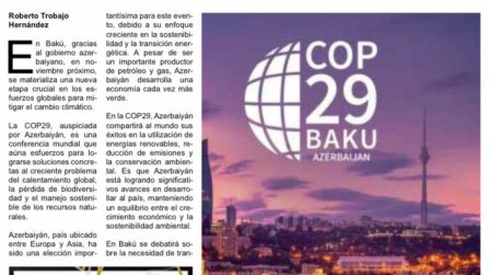 COP29: Kolumbiya mətbuatında Azərbaycanın COP29-a ev sahibliyindən bəhs edilib