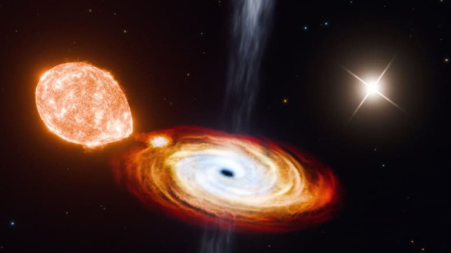 Astronomlar kosmosda qara dəliyin tədricən formalaşması prosesini müşahidə ediblər