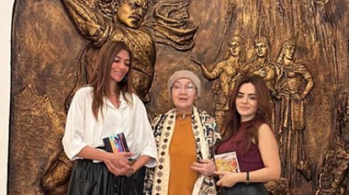 Qazax yazıçısı Gülbəhram Kurqulina Ədəbiyyat Muzeyinin qonağı olub