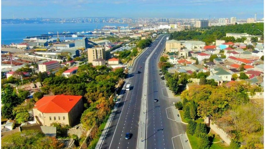 Bakının 8 Noyabr prospektində əsaslı təmir işləri yekunlaşmaq üzrədir