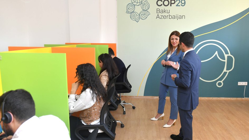 COP29: Bu gündən COP29-la bağlı iki dildə fəaliyyət göstərən Çağrı Mərkəzi fəaliyyətə başlayıb
