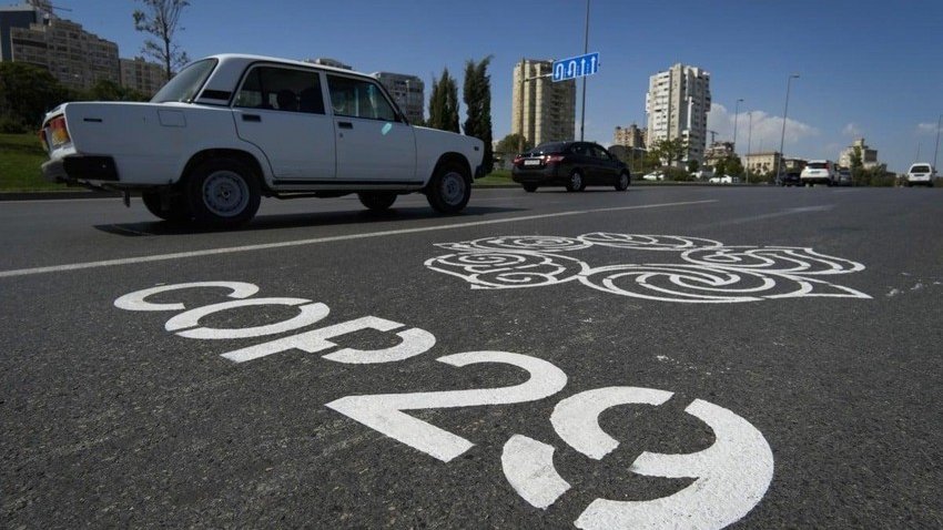 Bu gündən avtomobillərin COP29 zolaqlarından istifadəsinə qoyulan qadağa qüvvəyə minib