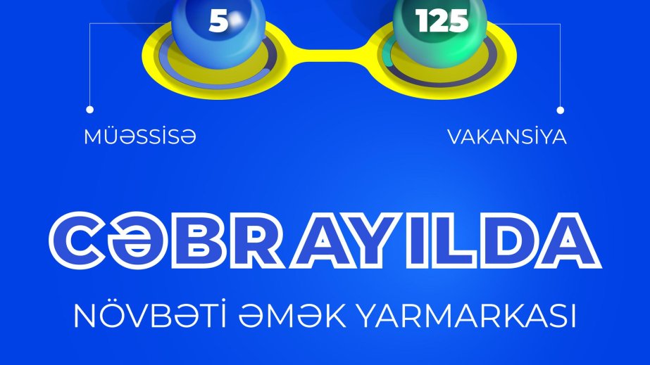 Cəbrayılda əmək yarmarkası keçiriləcək - 5 müəssisə tərəfindən 125 vakansiya