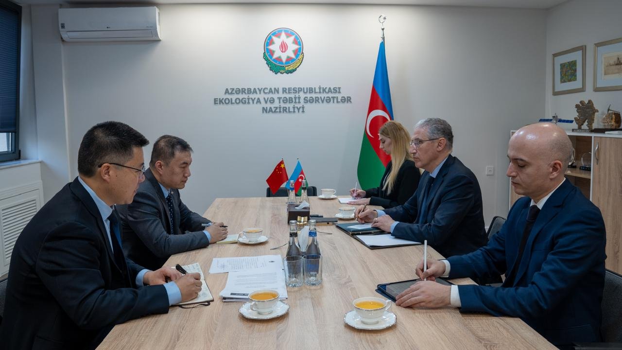 COP29:  Muxtar Babayev Çinin ölkəmizdəki müvəqqəti işlər vəkili ilə COP29-u müzakirə etdi