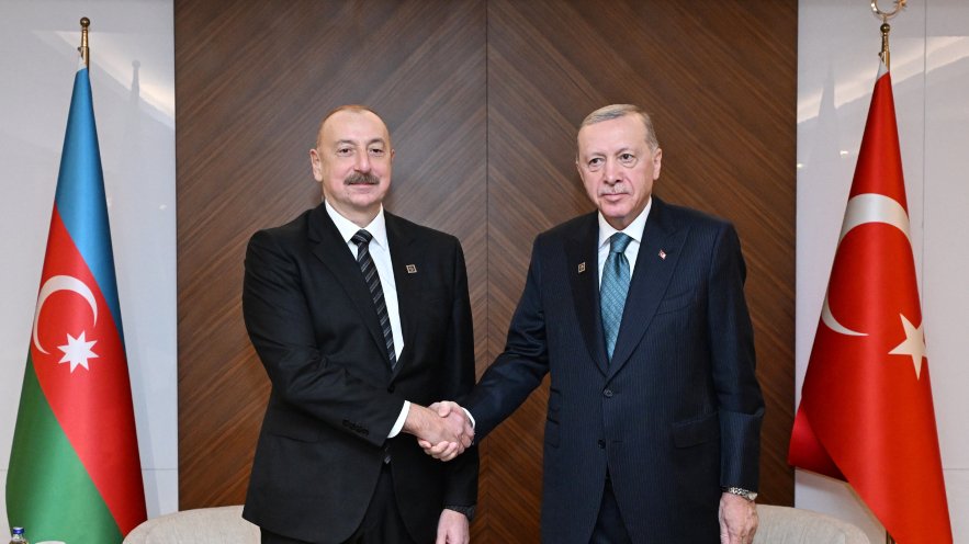 Bişkekdə Azərbaycan Prezidenti İlham Əliyevin Türkiyə Prezidenti Rəcəb Tayyib Ərdoğan ilə görüşü olub YENİLƏNİB