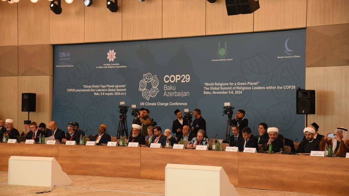 Dünya dini liderləri COP29 iştirakçılarına müraciət ünvanlayıblar