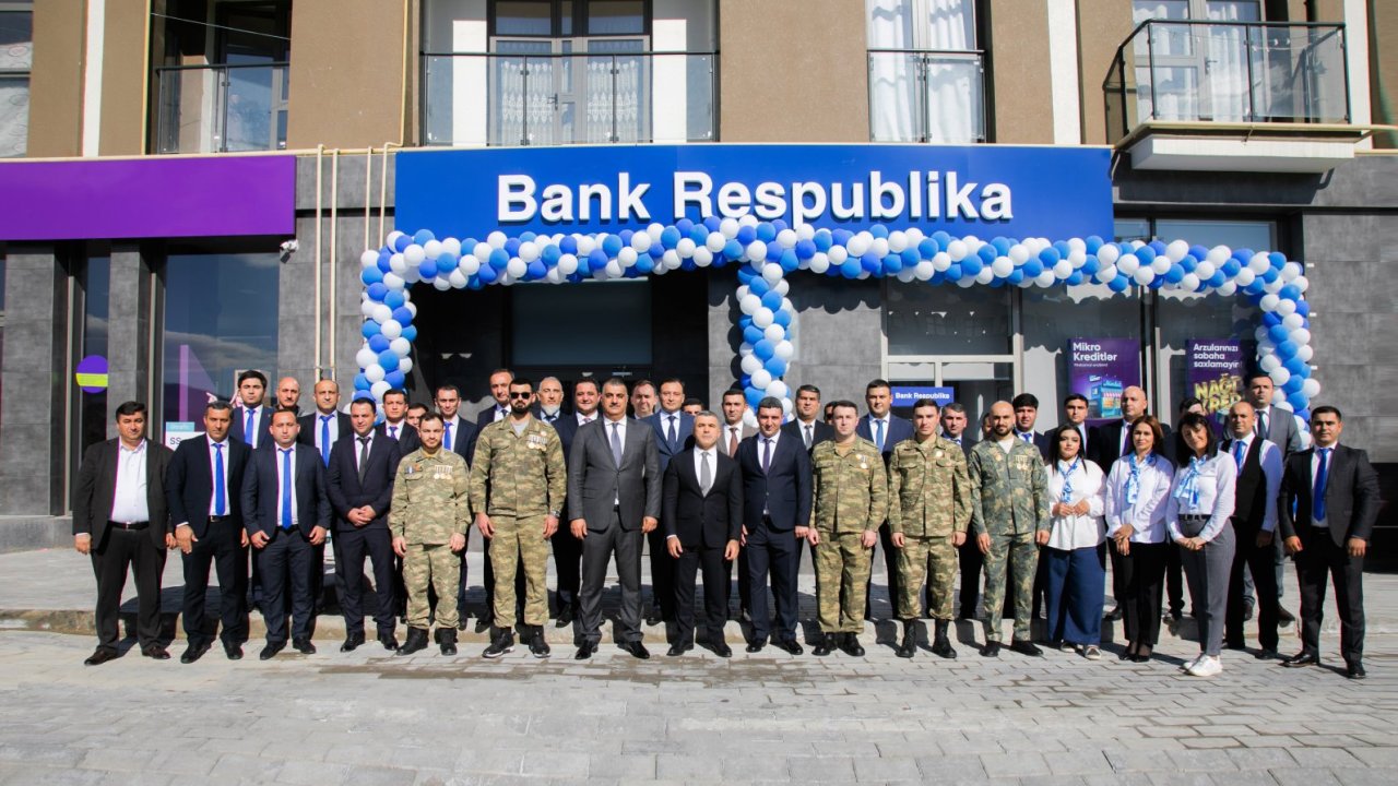 Bank Respublika Qarabağda ilk filialını açdı