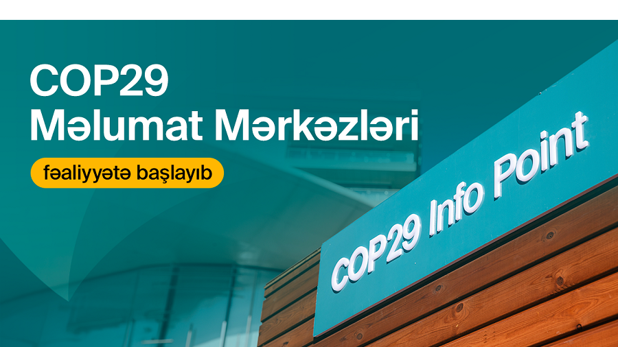 COP29 Məlumat Mərkəzləri fəaliyyətə başlayıb (FOTO)
