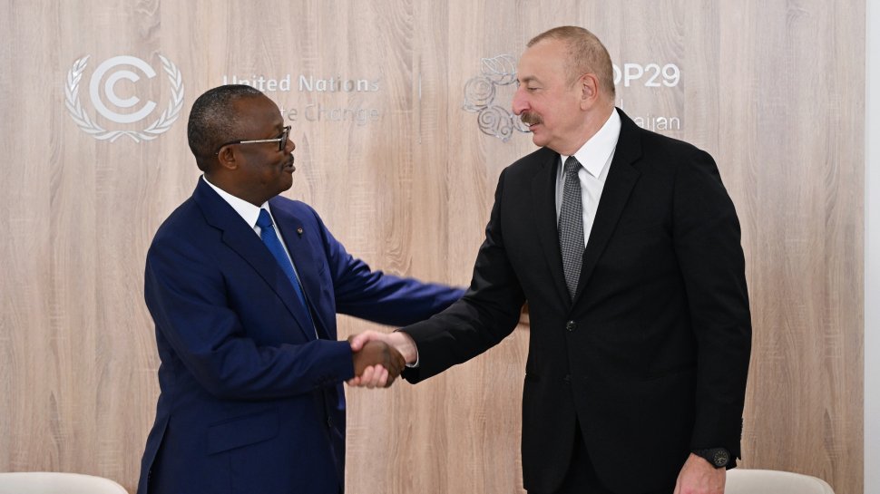 Prezident İlham Əliyev Qvineya-Bisau Prezidenti ilə görüşüb YENİLƏNƏCƏK