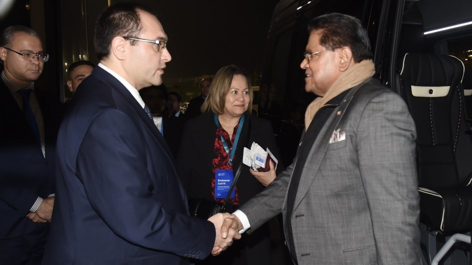 Surinam Respublikasının Prezidenti Azərbaycana səfərə gəlib