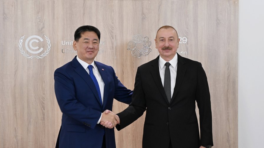 Prezident İlham Əliyev Monqolustan Prezidenti ilə görüşüb YENİLƏNƏCƏK