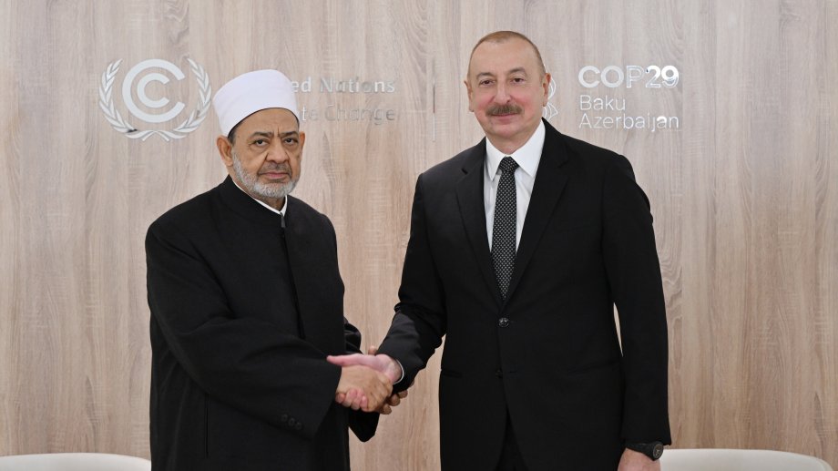 Prezident İlham Əliyev Əl-Əzhəri Şərifin şeyxi ilə görüşüb YENİLƏNƏCƏK
