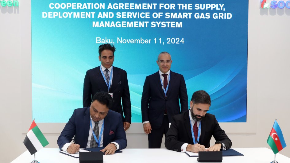 COP29 çərçivəsində SOCAR ilə “IntelliGrid” arasında Saziş imzalanıb