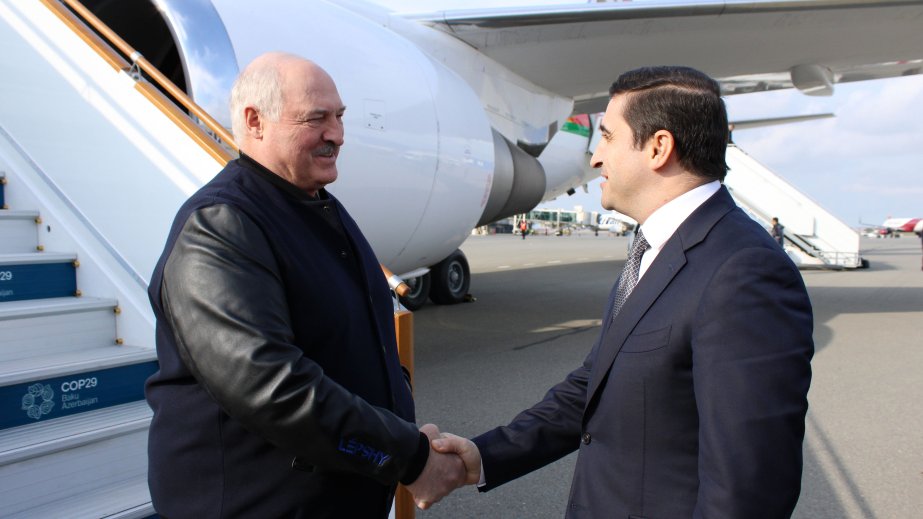 Belarus Prezidenti COP29-da iştirak etmək üçün Azərbaycanda səfərdədir