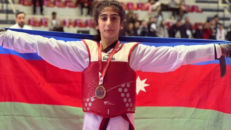 İDMAN:  Vətən müharibəsi şəhidinin taekvondoçu qızı Avropa çempionu olub