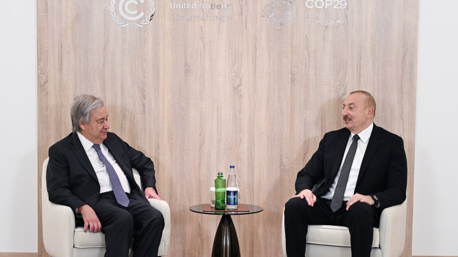 Prezident İlham Əliyev BMT-nin Baş katibi ilə görüşüb YENİLƏNİB
