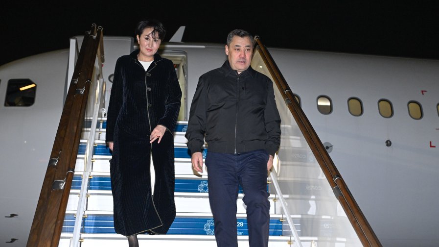 Qırğız Respublikasının Prezidenti COP29-da iştirak etmək üçün Azərbaycana gəlib