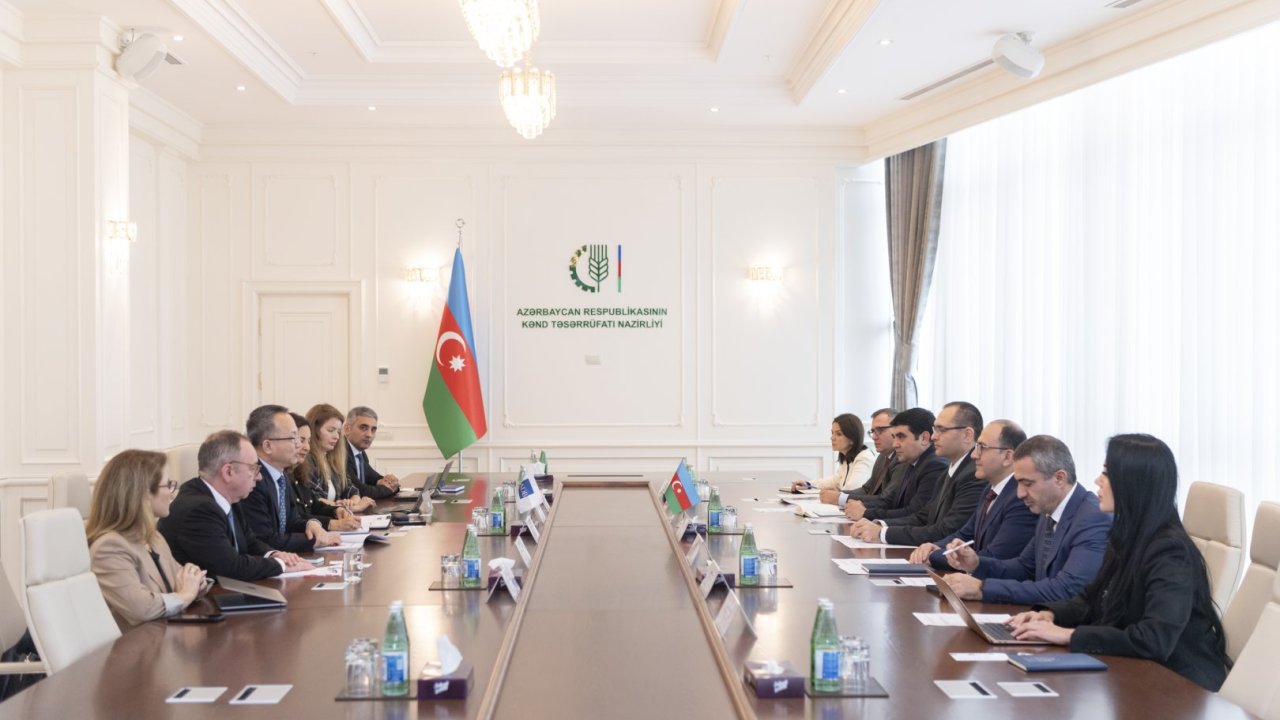 Azərbaycanla AİB arasında aqrar sahədə əməkdaşlıq əlaqələri müzakirə olunub