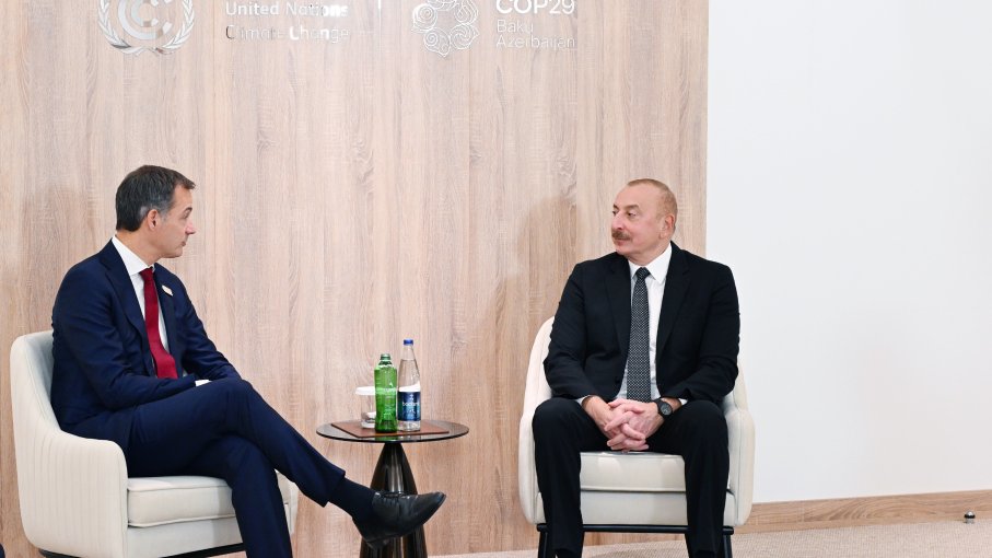 Prezident İlham Əliyev Belçikanın Baş naziri ilə görüşüb YENİLƏNƏCƏK