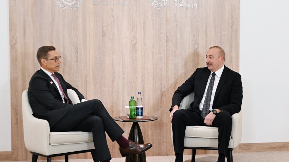 Prezident İlham Əliyev Finlandiya Prezidenti ilə görüşüb YENİLƏNƏCƏK