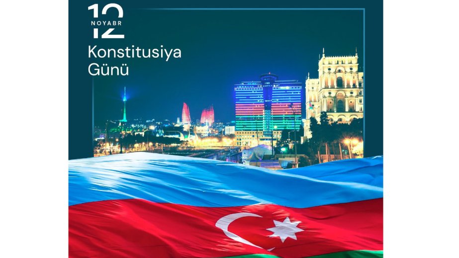 Birinci vitse-prezident Mehriban Əliyeva Konstitusiya Günü münasibətilə paylaşım edib