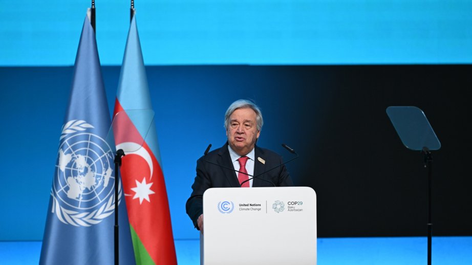 Antonio Quterreş: İnkişaf etməkdə olan ölkələr Bakını boş əllə tərk etməməlidir