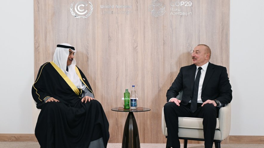 Prezident İlham Əliyev Küveyt Dövlətinin Vəliəhdi ilə görüşüb YENİLƏNƏCƏK