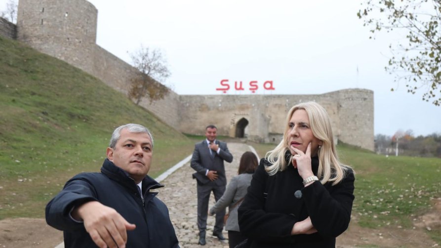 Bosniya və Herseqovinanın Rəyasət Heyətinin serb üzvü Jelka Tsviyanoviç Qarabağa səfər edib