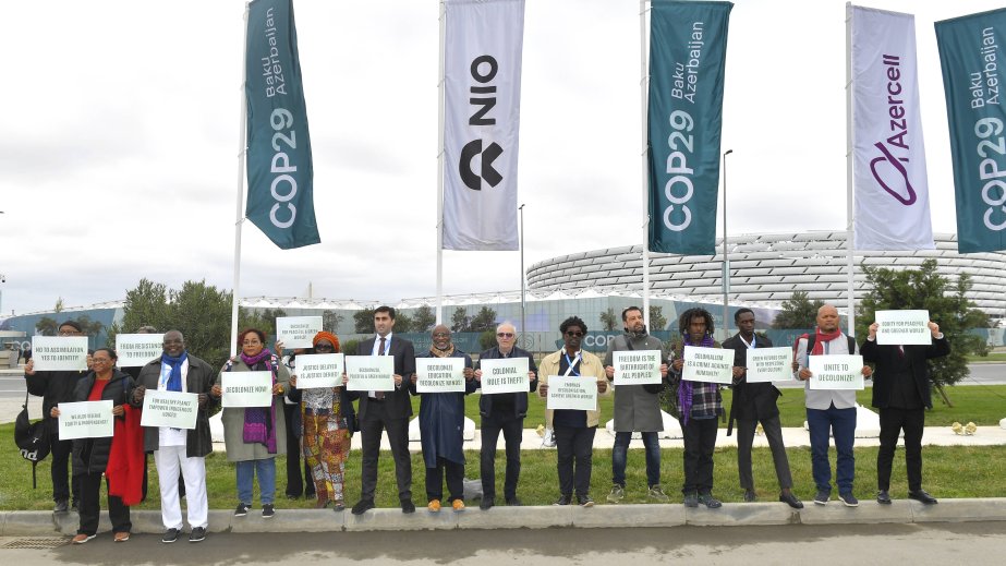 COP29: Fransanın müstəmləkə altında saxladığı ərazilərlə bağlı etiraz aksiyası keçirilib