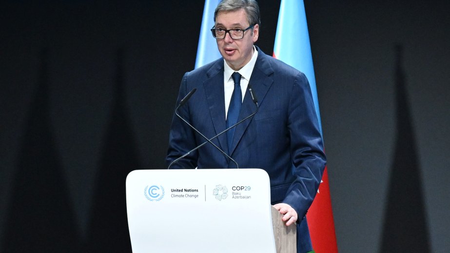 Aleksandar Vuçiç: Qlobal mövzulardan birinə həsr olunan COP29-da Serbiyanı təmsil etməkdən şərəf duyuram