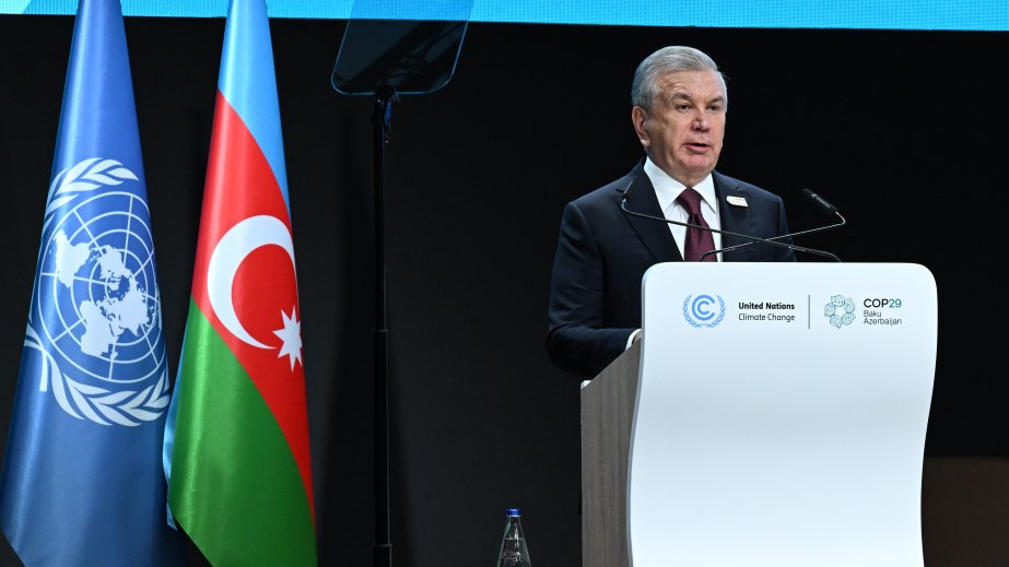 Şakvat Mirziyoyev: İqlim dəyişmələrinin fəsadları Mərkəzi Asiya regionunda kəskin hiss olunur