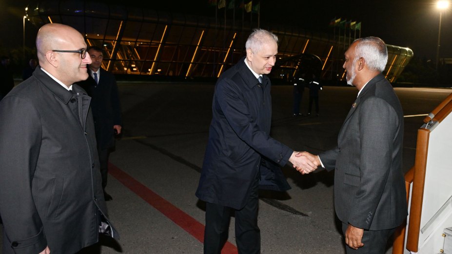 Maldiv Respublikasının Prezidenti Azərbaycana səfərə gəlib