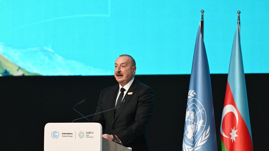 Azərbaycan Prezidenti: BMT Təhlükəsizlik Şurasının otuz il kağız üzərində qalan qətnamələrinin tələblərini öz gücümüzlə icra etdik