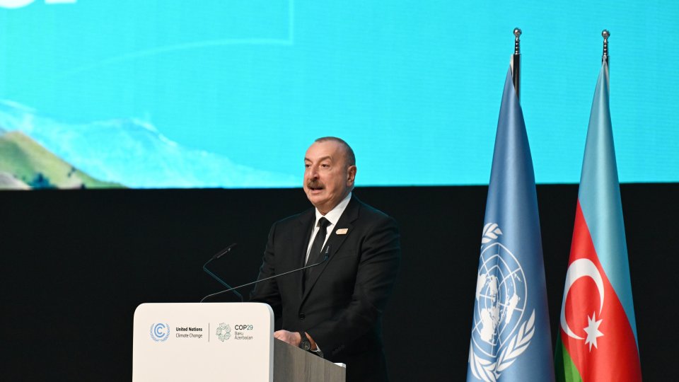 Prezident İlham Əliyev: COP29-un sədri kimi Azərbaycan inkişaf etmiş və inkişaf edən ölkələr arasında razılığın tapılmasına töhfə verməyə çalışacaq